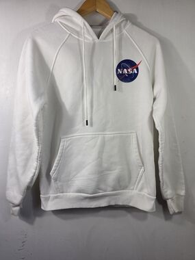 Romwe NASA White Hoodie S